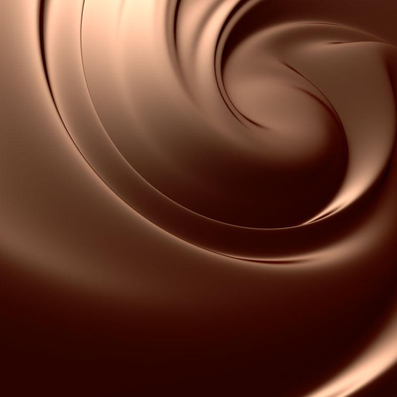 惊人的巧克力漩涡