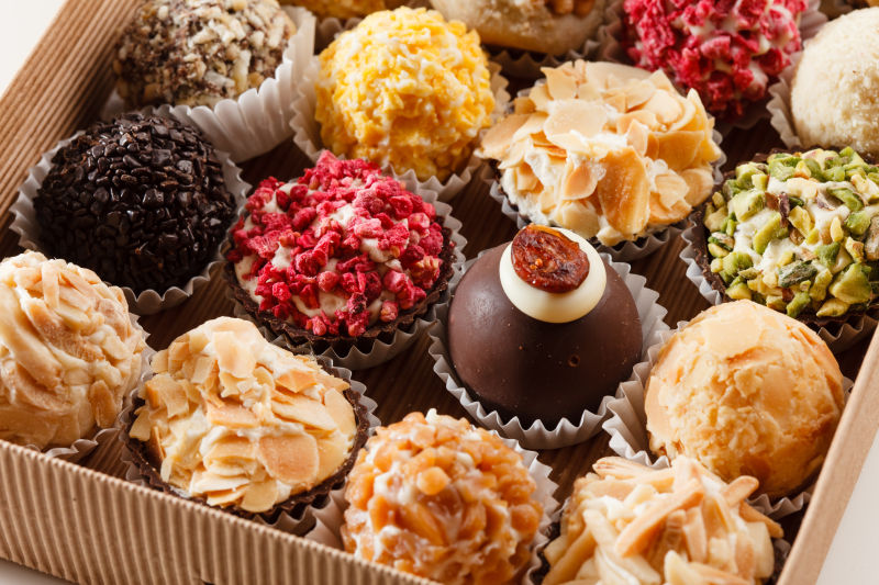 美味的巧克力糖果糖