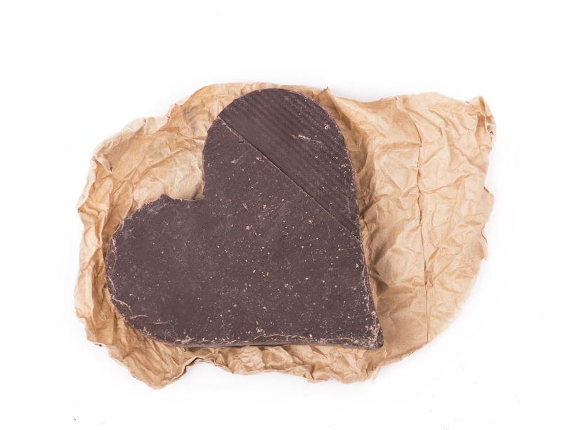 一块心形巧克力