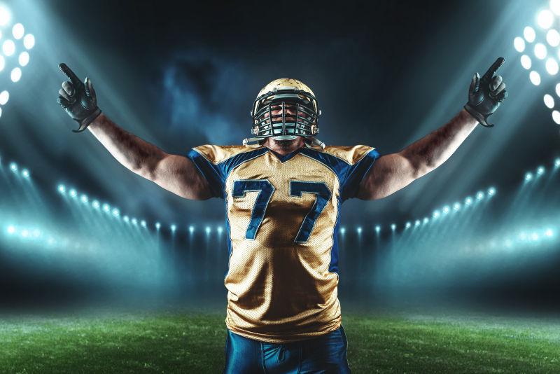 美式足球运动员77号