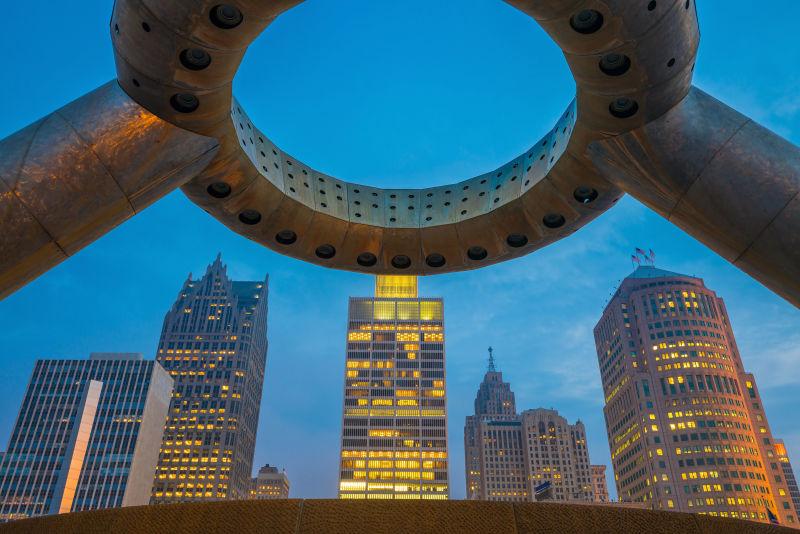 底特律高层建筑