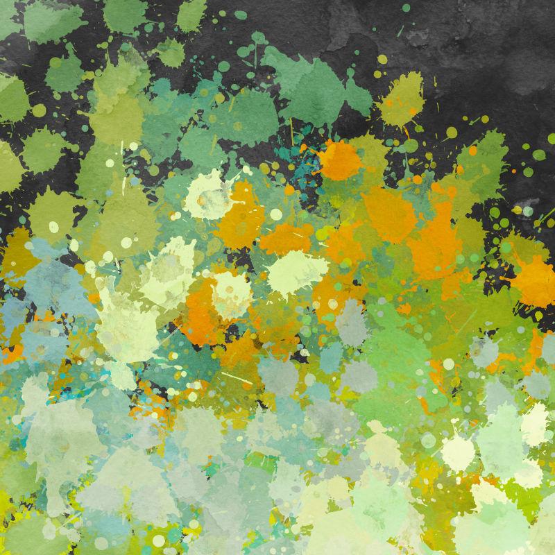 雨点般的飞溅的抽象油漆背景