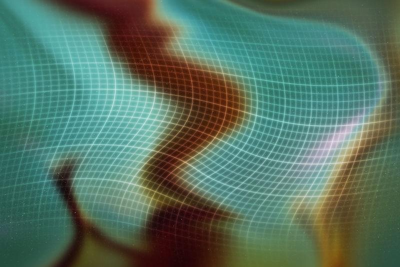 绿色线条格子背景