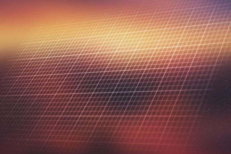 棕色3d线条格子背景