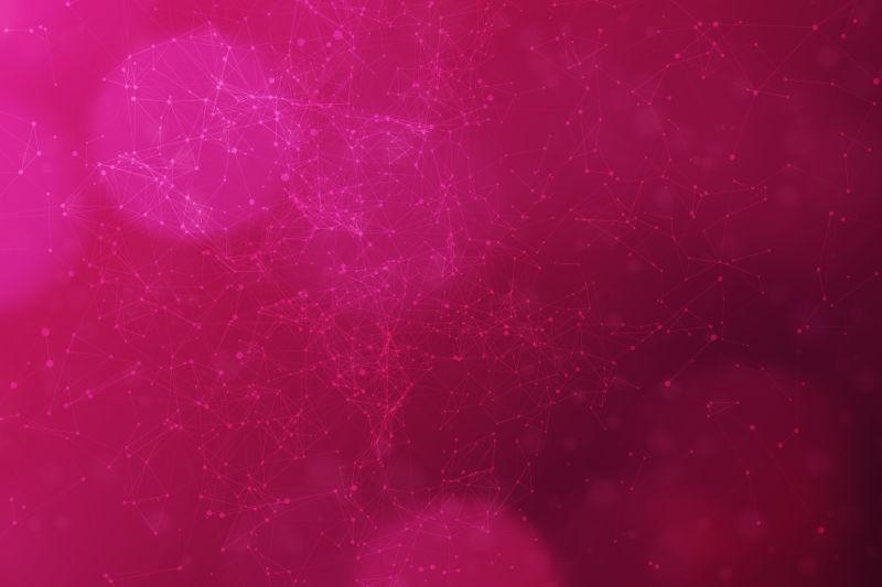 红色多彩抽象色彩背景