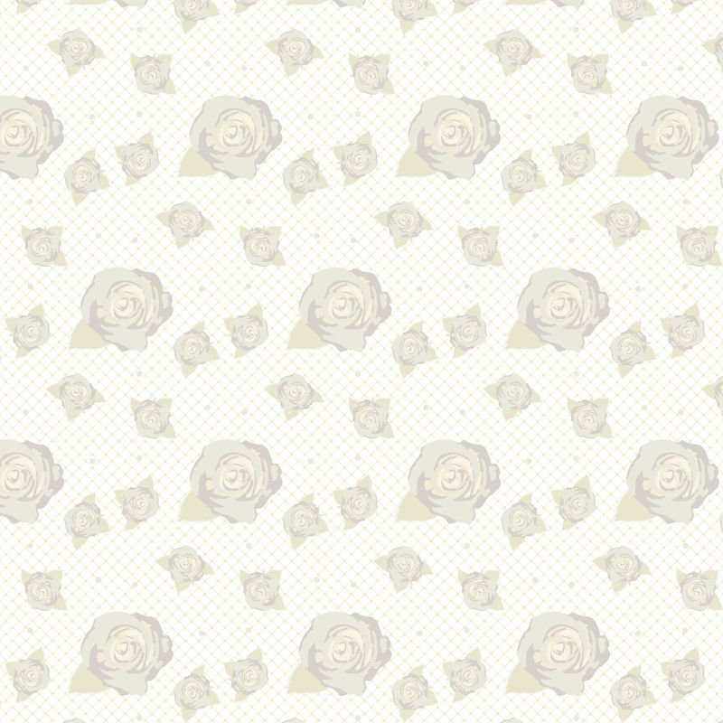 米色背景上的玫瑰花