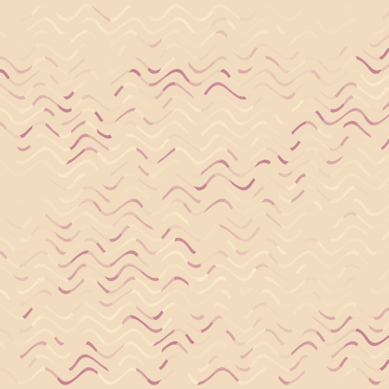 浅黄色背景上的曲线印花