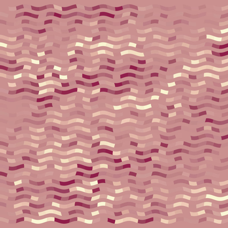 浅棕色背景上的深棕曲线印花