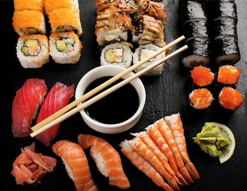 寿司图片 寿司寿司和刺身寿司卷集素材 高清图片 摄影照片 寻图免费打包下载