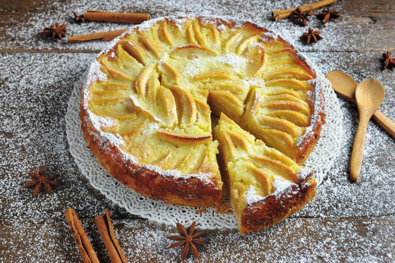 美味的甜点苹果派