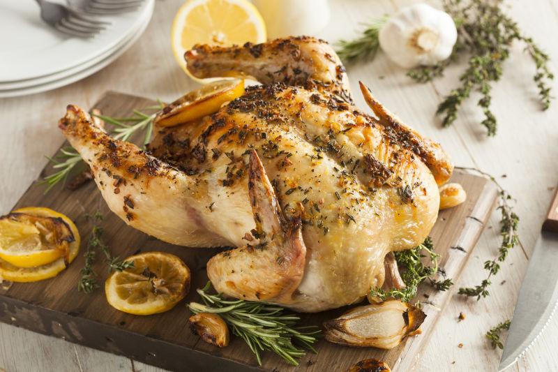 自制柠檬烤鸡