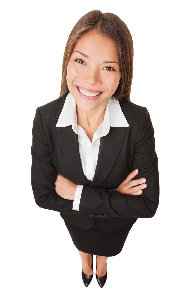 亚洲女商人的微笑