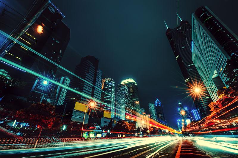 美丽的深圳城市夜景