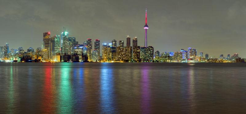 多伦多市中心夜景