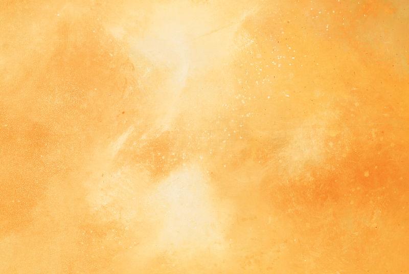 抽象的黄色和橙色水彩背景