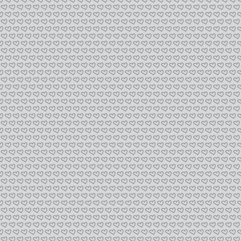 无缝式灰色爱心印花