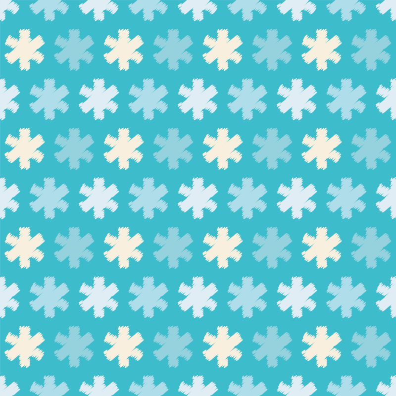 浅蓝色雪花背景矢量设计