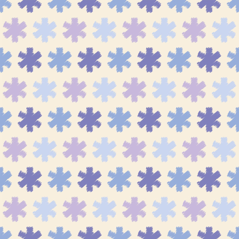 矢量的彩色雪花背景设计