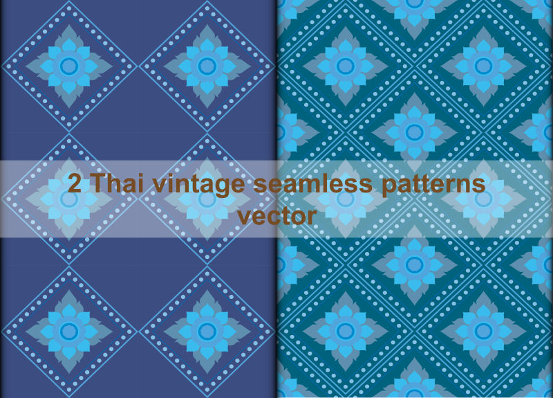 矢量的蓝色矩形图案背景设计