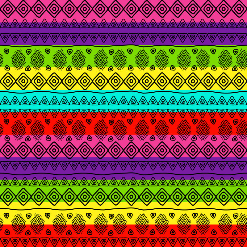 彩色条纹背景矢量设计