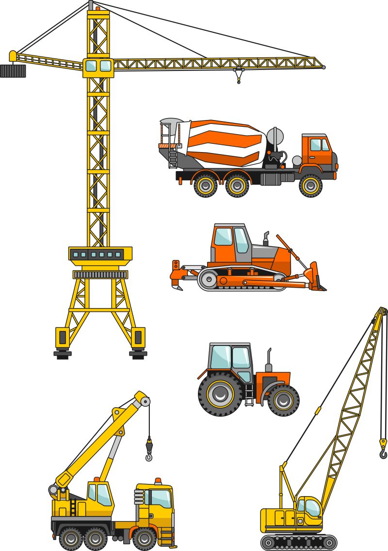 矢量大型设备插图