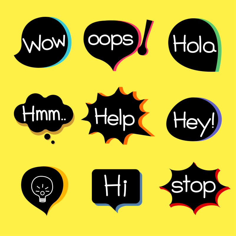 矢量的表情图标