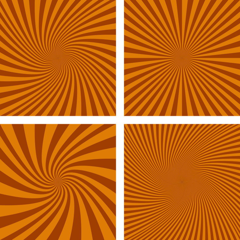 矢量橙色线条背景