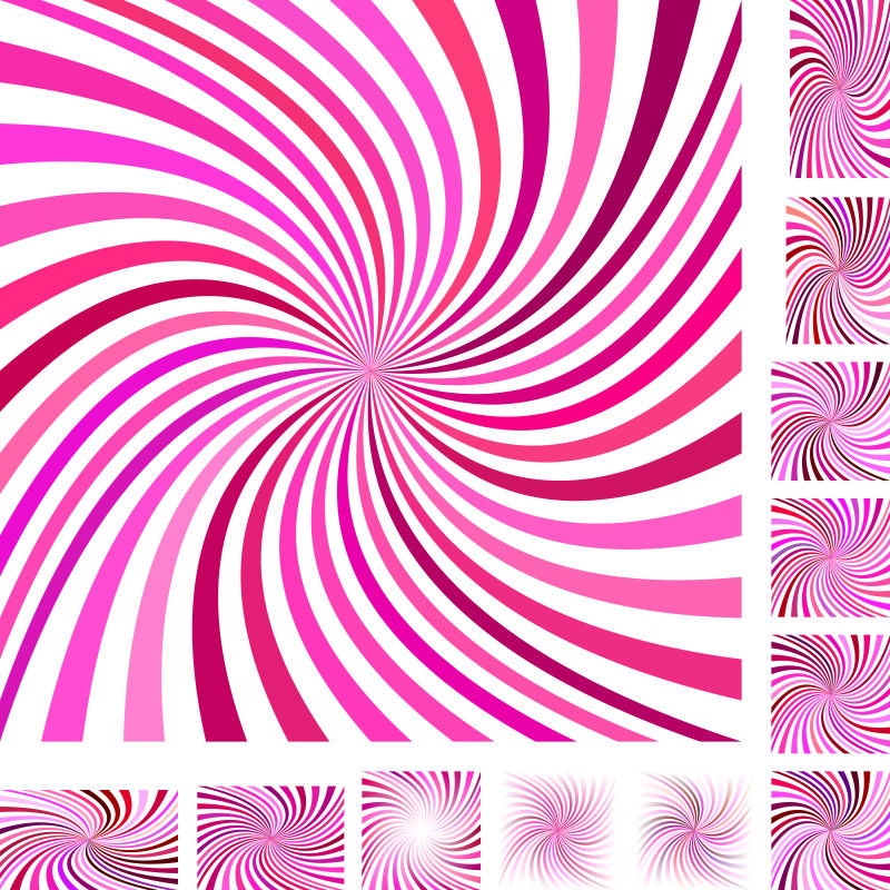 彩色螺旋背景矢量设计