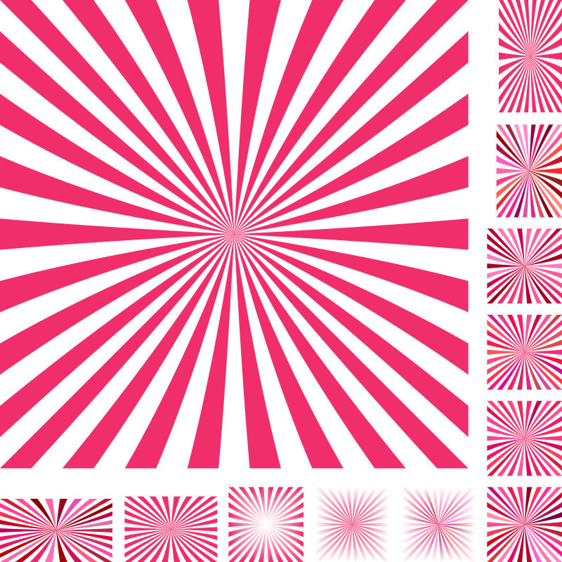 矢量的红色射线背景