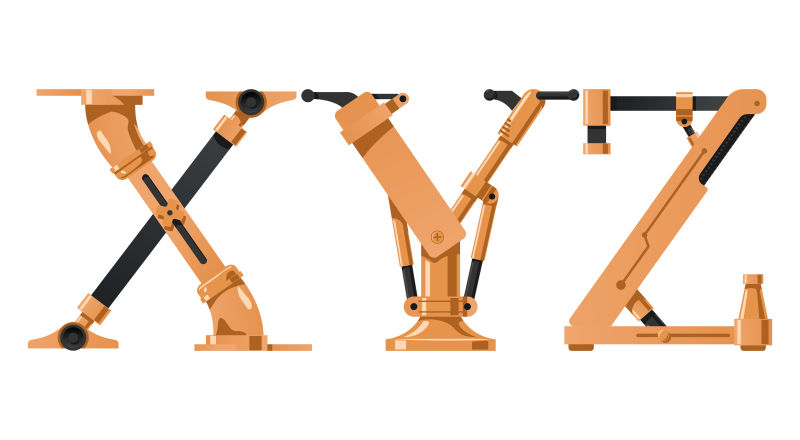 矢量蒸汽朋克字体设计