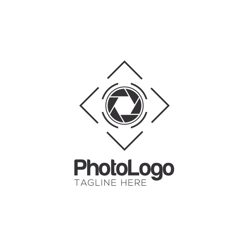 创意摄影图标矢量设计