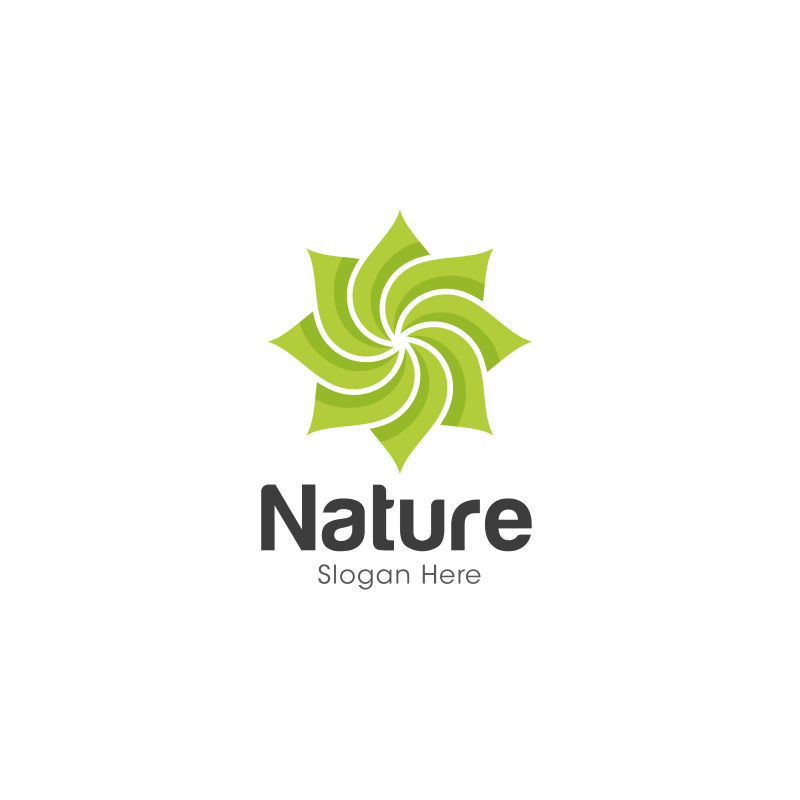 自然logo标志矢量设计