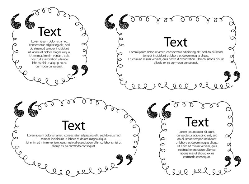 创意对话框矢量设计