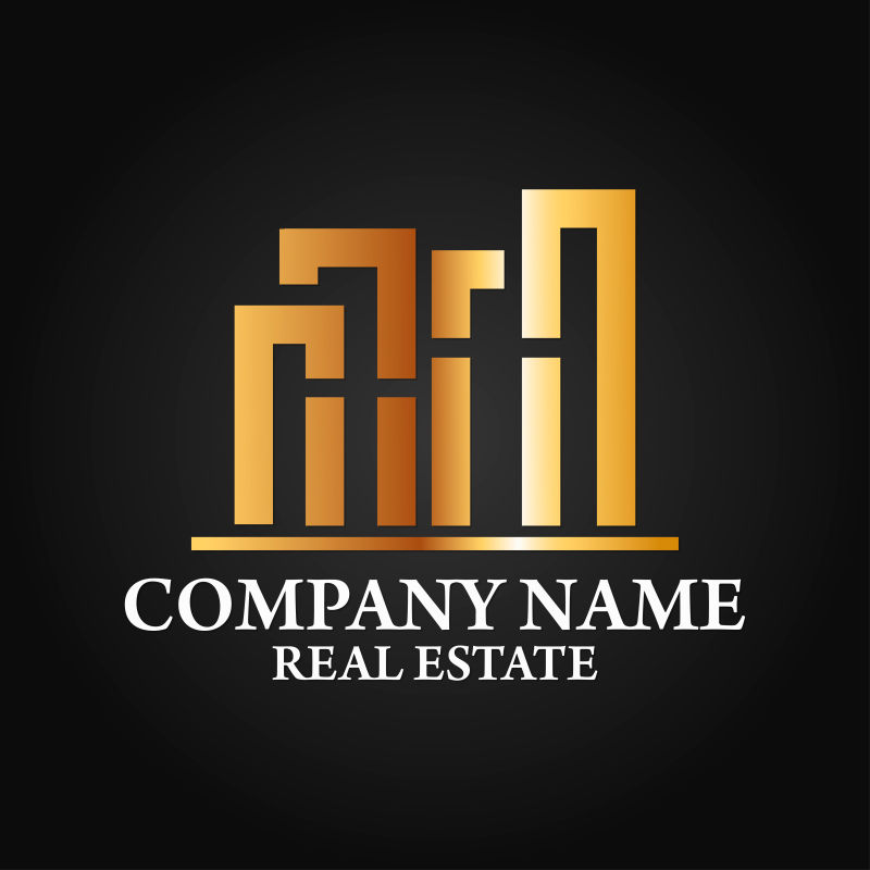 房地产建筑矢量标志设计