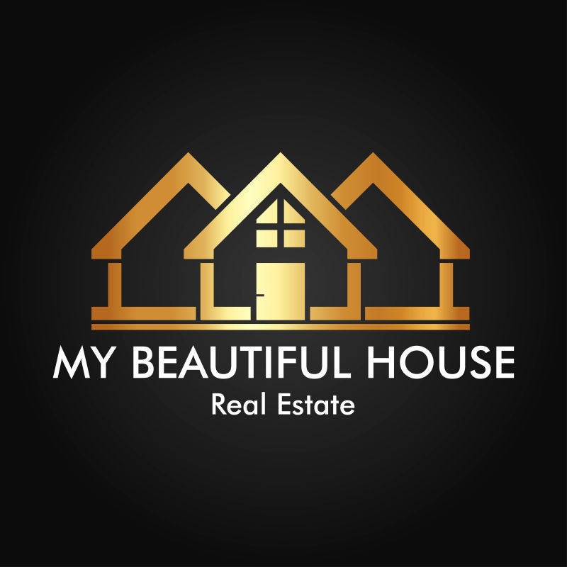 矢量的房地产logo标志设计