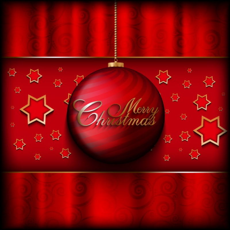 矢量圣诞贺卡