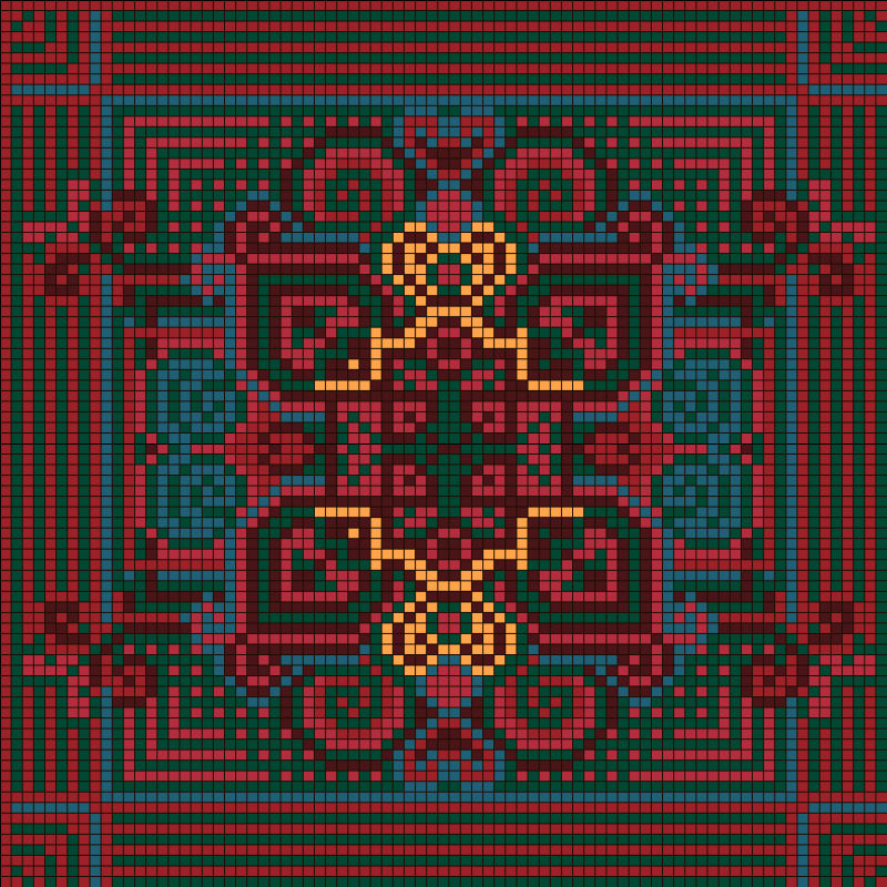 风几何纹理无缝装饰矢量图