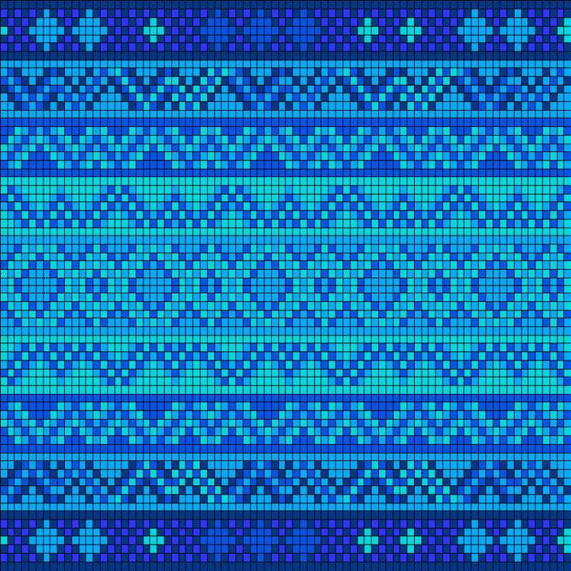 传统风几何纹理无缝装饰矢量图