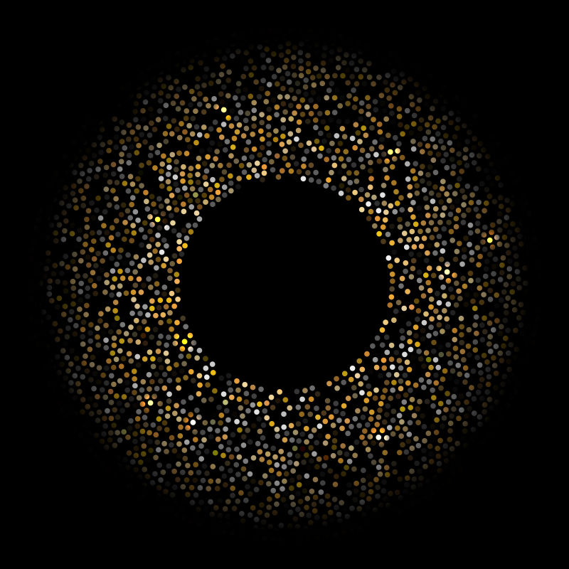 矢量的彩色圆点图案背景