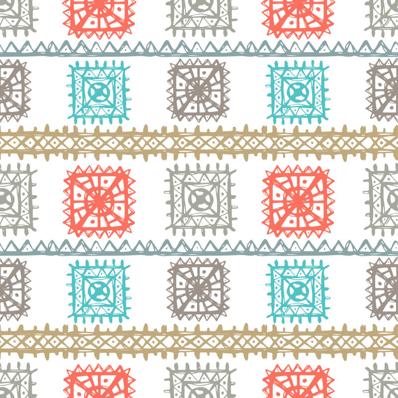 矢量民间抽象的艺术背景