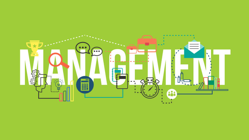 矢量管理标志字母排版设计