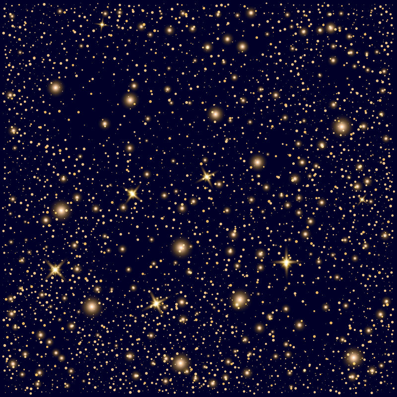 矢量灯光散布的创意设计元素