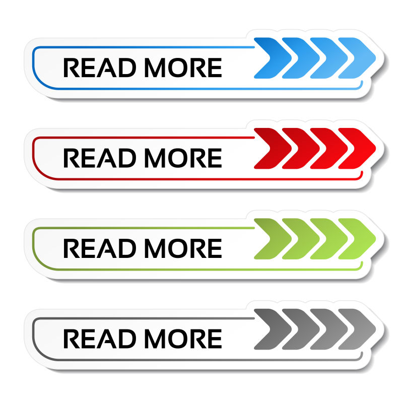 抽象矢量更多信息概念的网络按钮设计