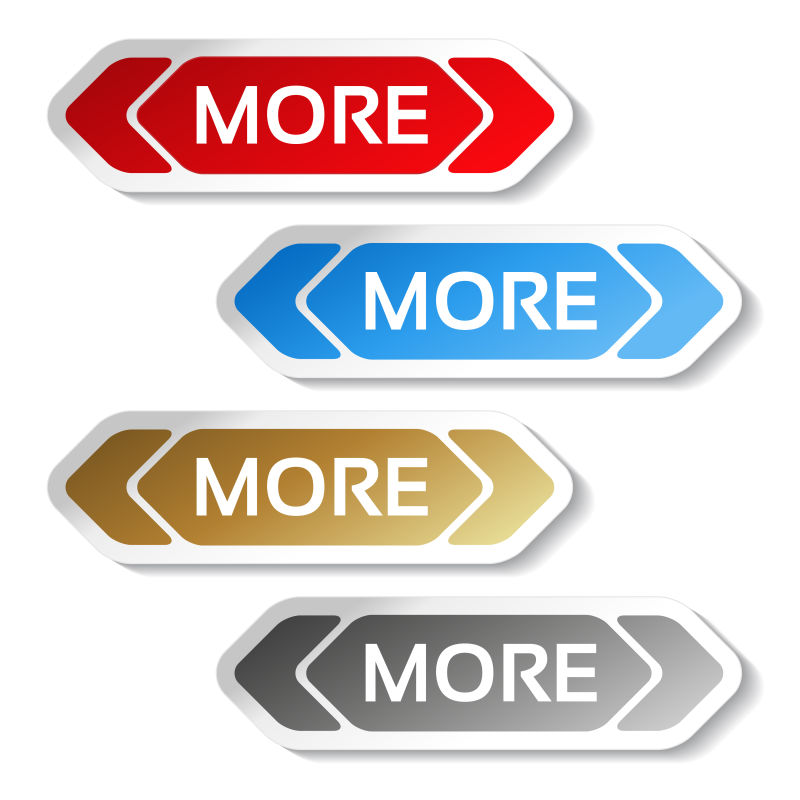 抽象彩色矢量更多概念的按钮图标