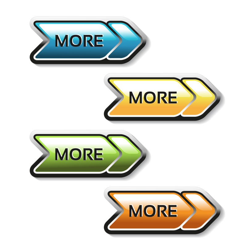 创意矢量网络更多信息概念的图标