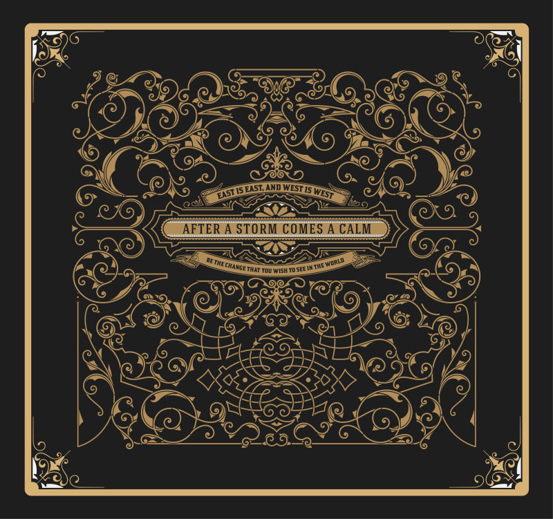 矢量的威士忌复古标志设计