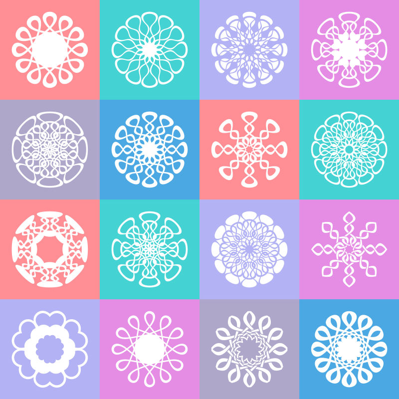 十六色几何矢量