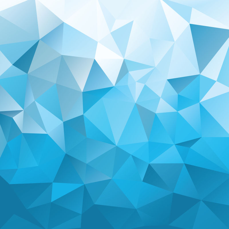 蓝色抽象多边形几何纹理背景