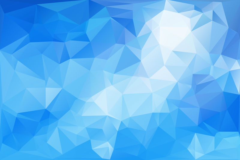 蓝色多边形抽象纹理背景