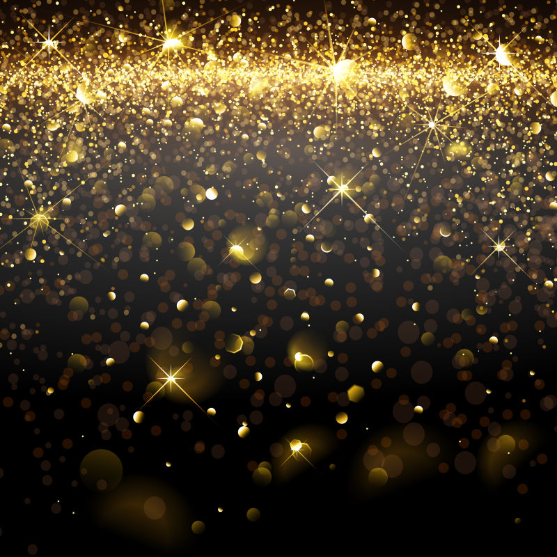 金色圣诞背景矢量设计